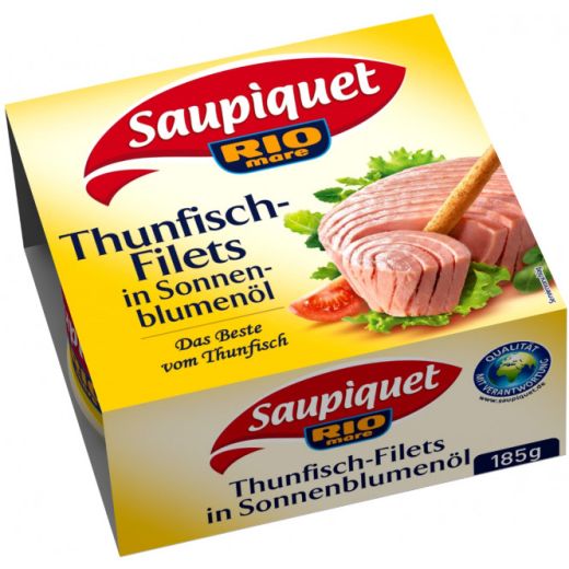 Saupiquet Thunfisch Filets in Sonnenblumenöl