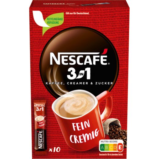 Nescafe Kaffee 3 in 1 Stix Instand