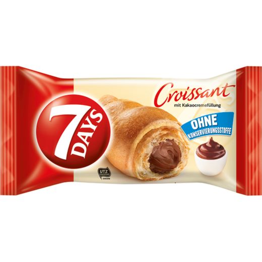 7 Days Croissant mit Kakaocremefüllung