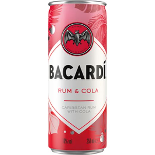 Bacardi Rum Cola 10% vol.