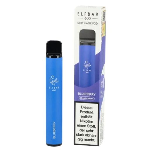 Elf Bar 600 Einweg E-Zigarette - Blueberry 20 mg/ml