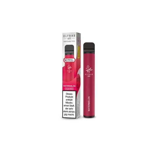 Elf Bar 600 Einweg E-Zigarette - Watermelon 20 mg/ml