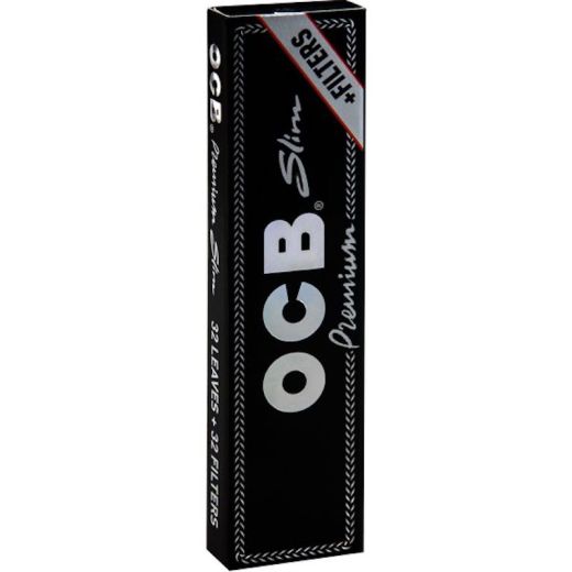 OCB schwarz Premium long slim+ Tips