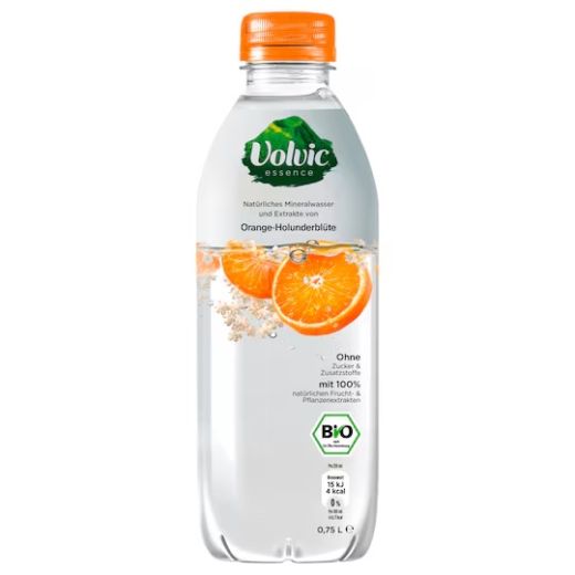 Volvic Bio Mineralwasser Orange-Holunderblüte